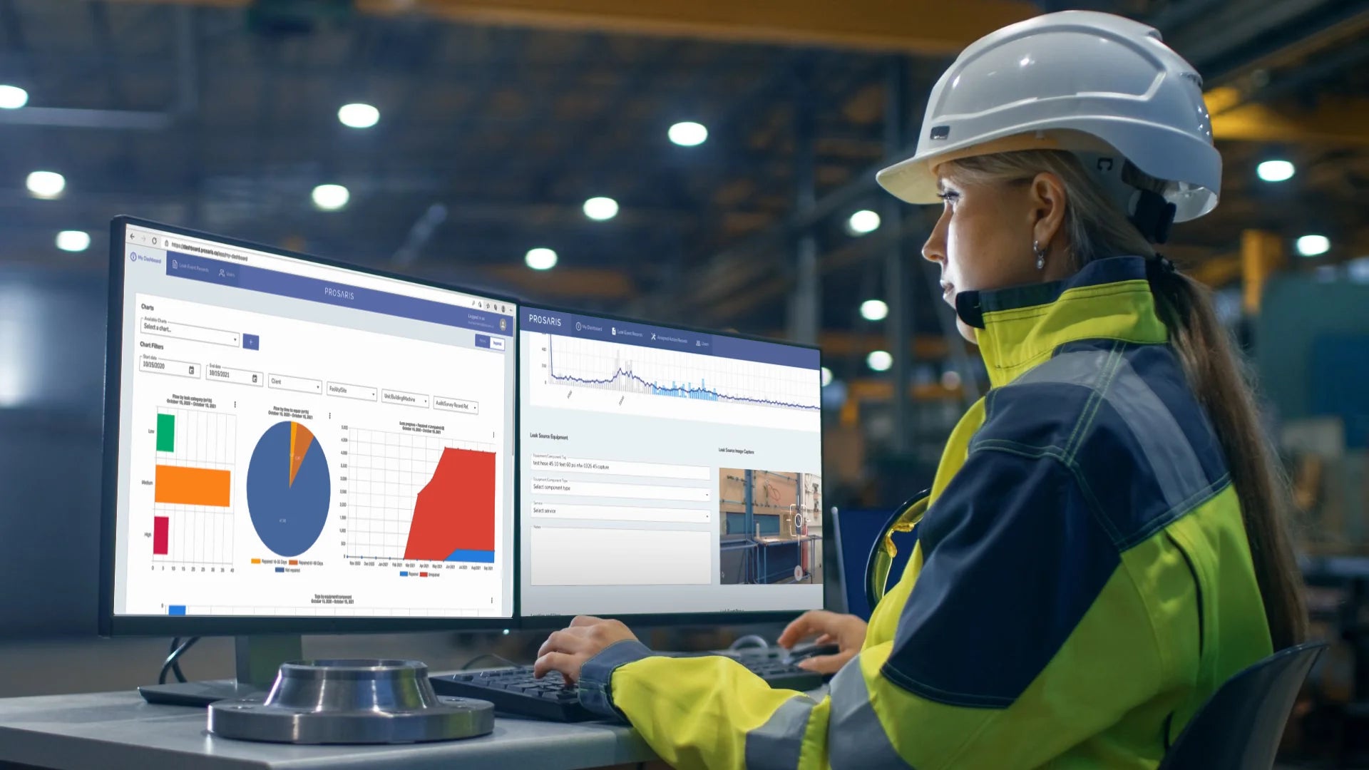 User analyzing leaks using Prosaris Strategic leak management