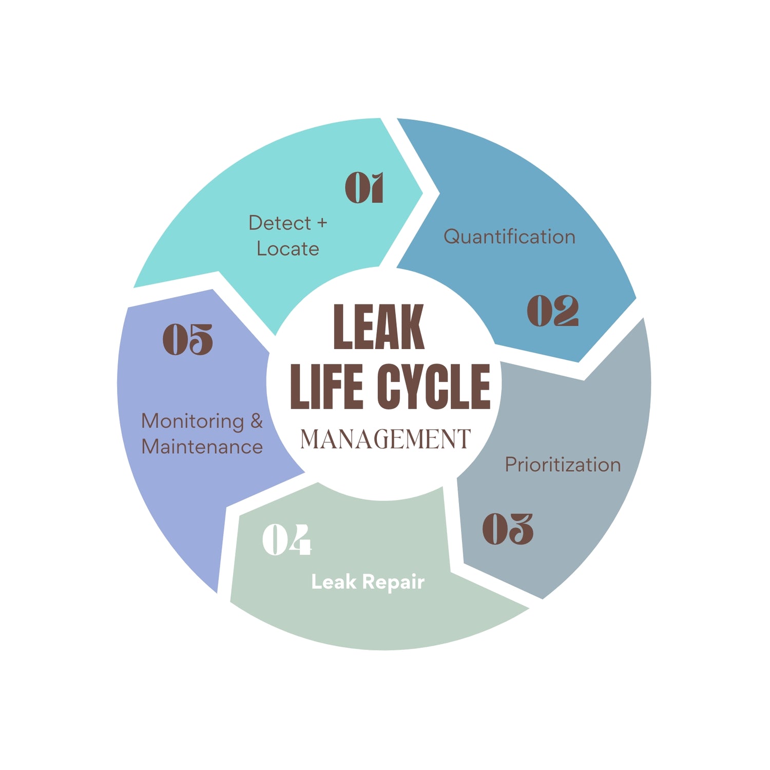 Step4 of Prosaris leak life cycle management : Leak Repair